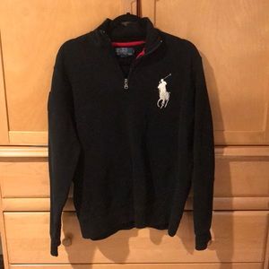 Polo by Ralph Lauren black quarter zip